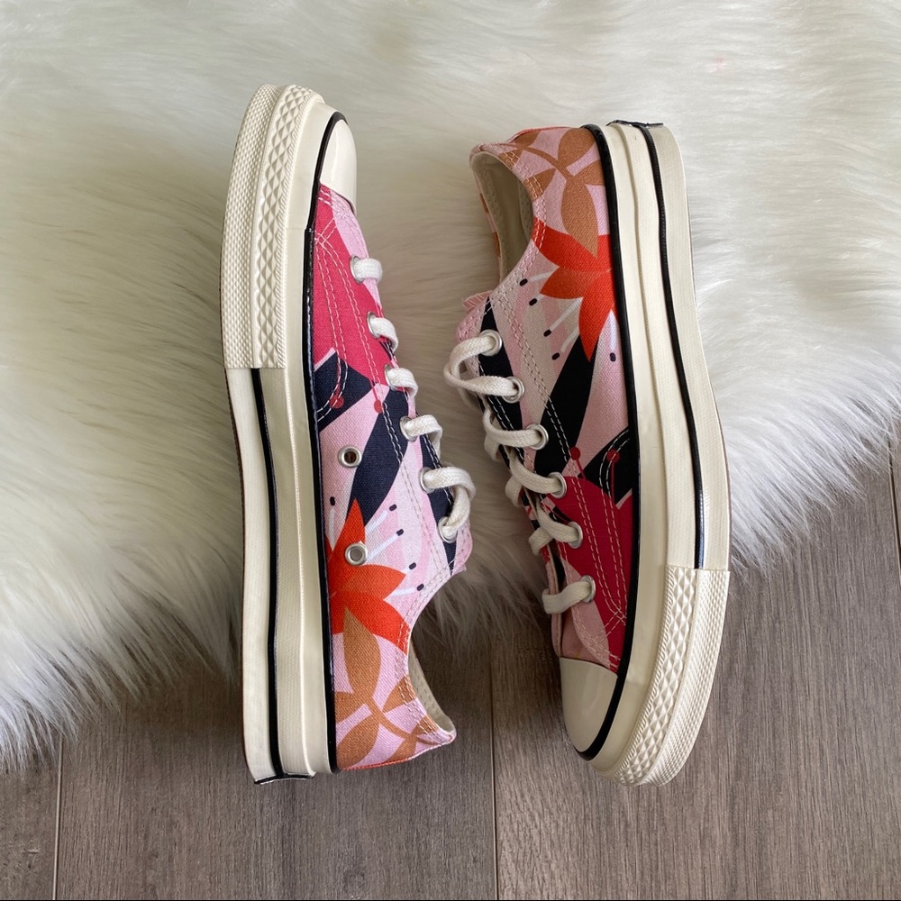 NWT Converse Orange Vintage Floral Chuck 70 - Picture 8 of 10